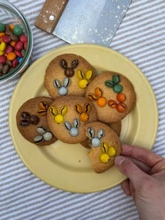 Paaskoekjes met smarties