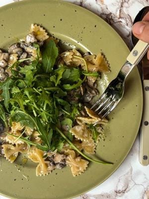 Romige champignon pasta