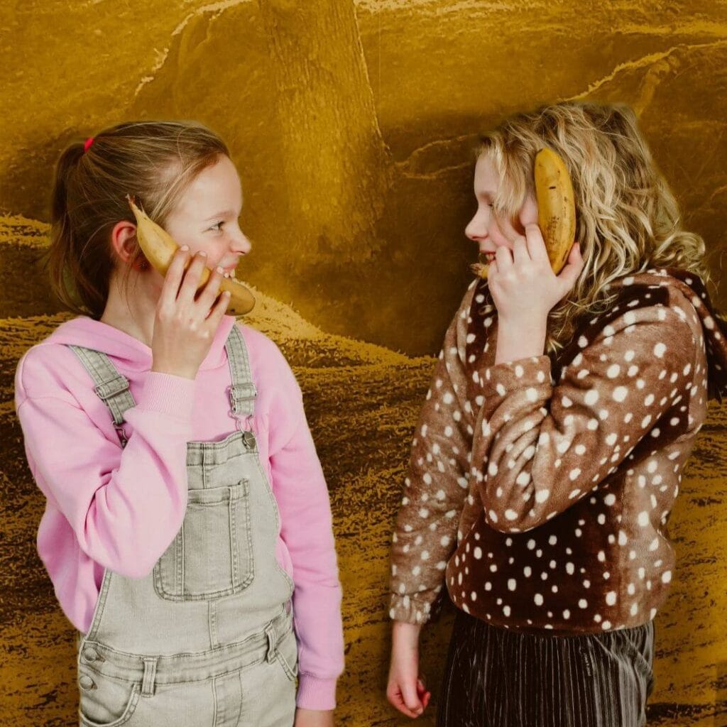 Bellen met bananen